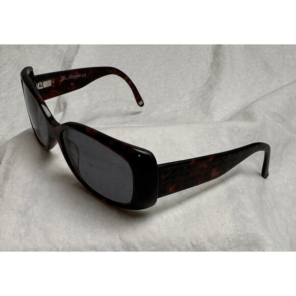 LIZ CLAIBORNE Sunglasses L536/S Polished Black Wrap 57-16-130 FRAMES ONLY - Picture 3 of 13